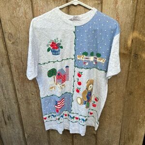 vintage spumoni by franko teacher t shirt size large